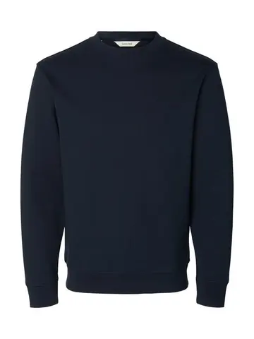 SELECTED SLMTOM SOFT CREW NECK SWEAT NOOS Blå