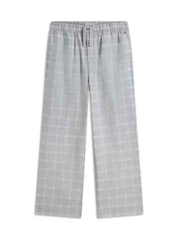 Tommy Hilfiger FLANNEL PJ PANT SELF WB Rød