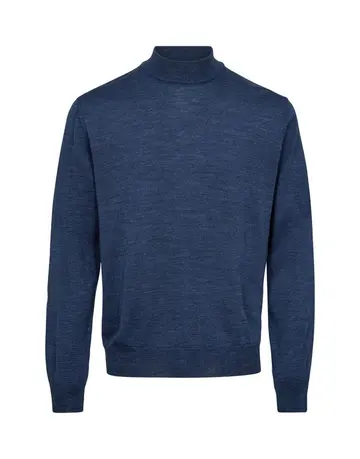 Black Blue BBW BASIC TURTLE NECK 