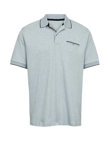Black Blue Mens polo regular fit 