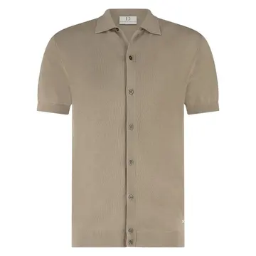 Born With Appetite FULTON KNITTED POLO SS beige