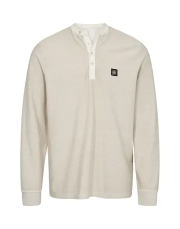 Garant Grandad l/s t-shirt lysbrun