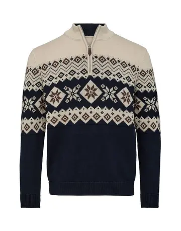 Garant Zip knit modern fit Navy