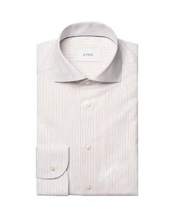 ETON Striped Fine Twill Shirt 