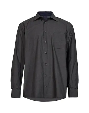 BLACK BLUE REG. FIT SHIRT L/S 