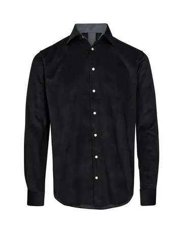 Gino Marcello Modern fit l/s shirt baby cord 