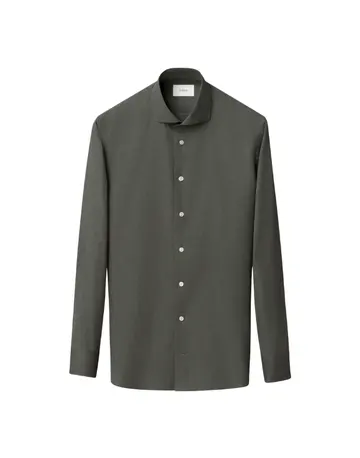 ETON Solid Signature Flannel Shirt 