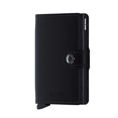 SECRID RFID Miniwallet Matte Kreditkortholder MM-Black