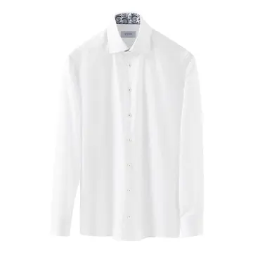 ETON Floral Effect Signature Twill Shirt 