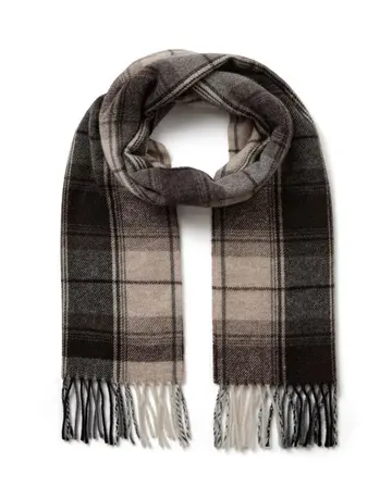 SALT WOOL SCARF Brun