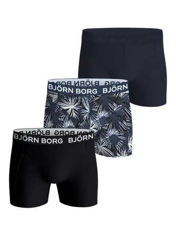Björn Borg COTTON STRETCH BOXER 3p, MULTIPACK 4 Multi
