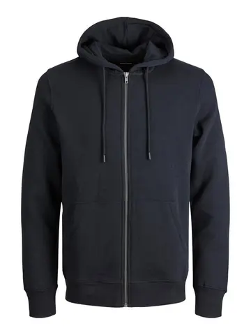 Jack & Jones JJEBRADLEY SWEAT ZIP HOOD NOOS PLS Sort