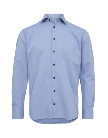 Garant Shirt l/s regular fit Lysblå
