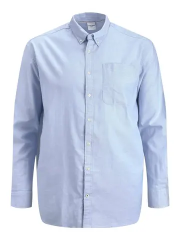Jack & Jones JJEOXFORD SHIRT L/S S21 NOOS PLS Blå