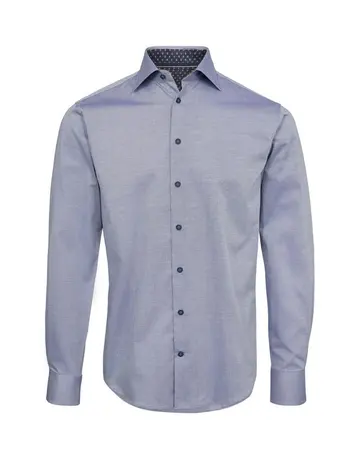 Garant Modern fit semi business l/s Blå