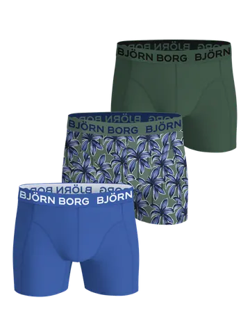 Björn Borg COTTON STRETCH BOXER 3p, MULTIPACK 4 Multi