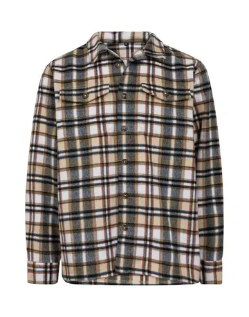 Garant Overshirt checked Brun