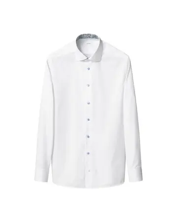 ETON Floral Effect Signature Twill Shirt 