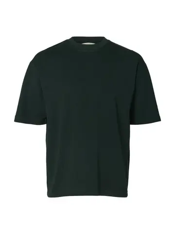 SELECTED SLHLOOSEOSCAR SS O-NECK TEE NOOS Grøn