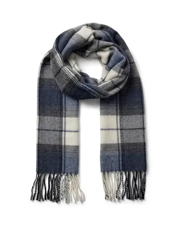 SALT WOOL SCARF Blå