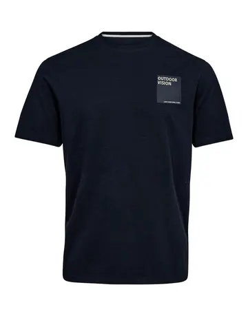 Thomas Regency T-shirt w print regular fit Navy