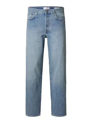 SELECTED SLH190-REG TAPE COLE 3501 L.B WASH Blå