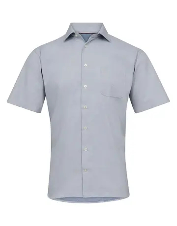 Thomas Regency s/s shirt regular fit Blå