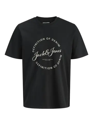 Jack & Jones JJGRAYSON TEE SS CREW NECK Sort