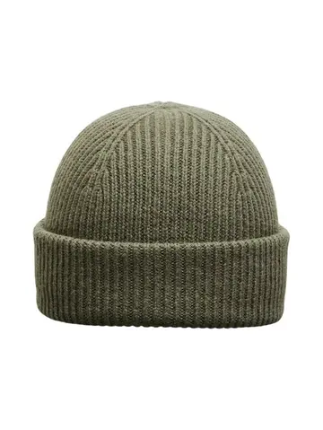 SELECTED SLHMASON MERINO SAILOR WOOL BEANIE Grøn