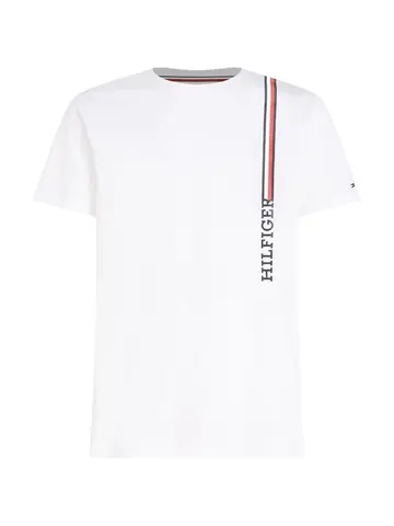 Tommy Hilfiger RWB MONOTYPE VERTICAL STRIPE TEE 