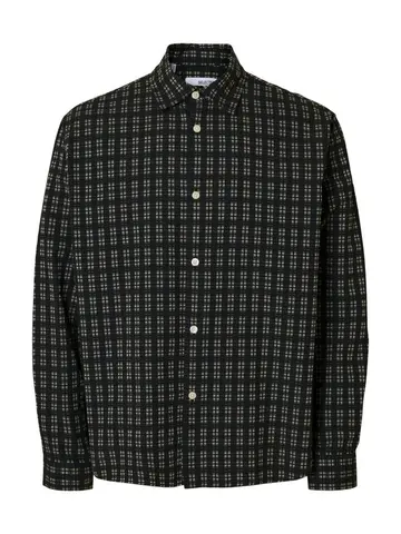 SELECTED SLHREGHUNTER DOBBY CHECK LS SHIRT Sort