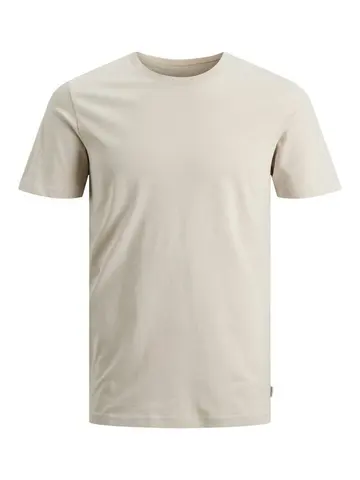 Jack & Jones JJEORGANIC BASIC TEE SS O-NECK Grå
