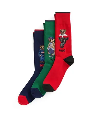 Ralph Lauren 3P CT SNBS-CREW SOCK-3 PACK 