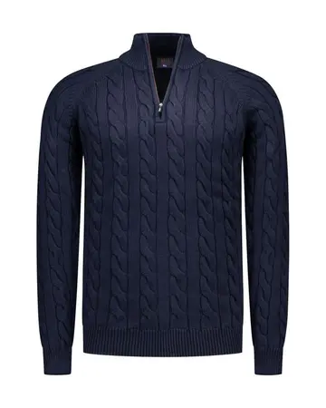 New Zealand Auckland PULLOVER HALF ZIP Navy
