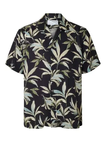 SELECTED SLHREGNOA MIX SHIRT SS RESORT 