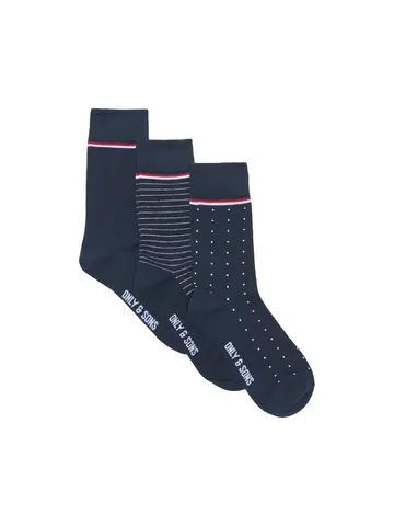 Only & Sons ONSBASIC COTTON SOCK 3 PACK NOOS 
