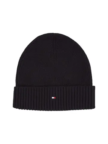 Tommy Hilfiger ESSENTIAL FLAG BEANIE Sort