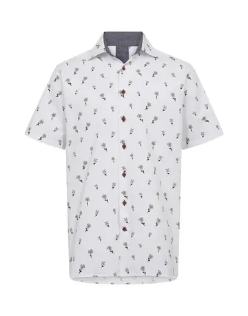 Garant Signatur Shirt s/s modern fit Hvid