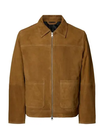 SELECTED SLMCARSON SUEDE JACKET #S 
