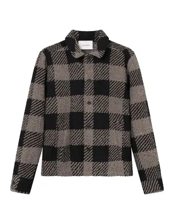 Les Deux Jaiden Bouclé Check Overshirt 