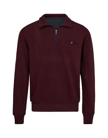 Black Blue Half zip striktrøje 