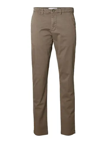 SELECTED SLH175-SLIM NEW MILES FLEX PANTS W Grå