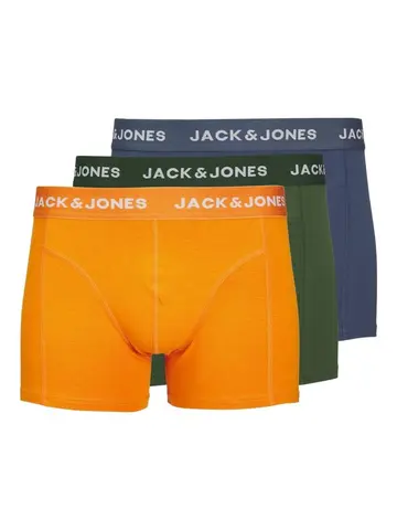 Jack & Jones JACKEX TRUNKS 3 PACK NOOS Grøn