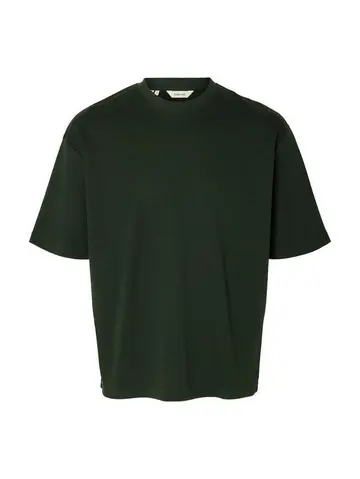 SELECTED SLHLOOSEOSCAR SS O-NECK TEE NOOS Grøn