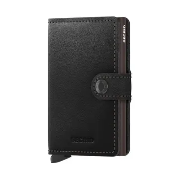 SECRID RFID Miniwallet Original Kreditkortholder Black Brown 