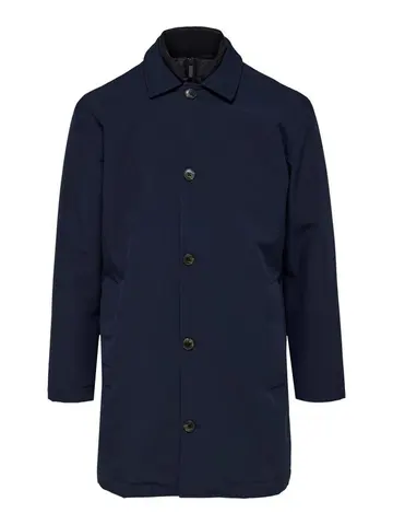 SELECTED SLHALVIN PADDED COAT NOOS Blå