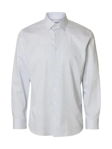 SELECTED SLHSLIMPERFORMANCE LS SHIRT CLASSIC Hvid