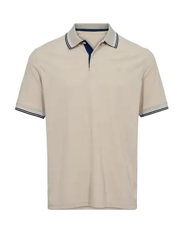 Garant Signatur Tech polo modern fit lysbrun