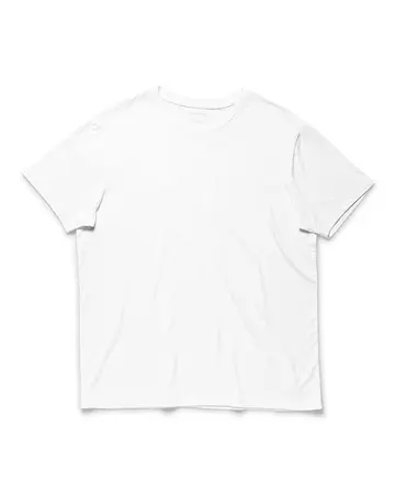PANOS PE BAMBOO/COTTON TEE CREW Hvid