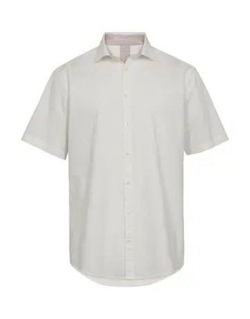 Gino Marcello Linen blend shirt s/s modern fit 